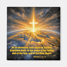 Matthew 28:19 Christian Fridge Magnet マグネット