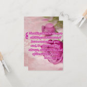 Matthew 28:20聖書の詩の写真のグリーティングカード カード (正面/裏面インサイチュ)