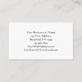 Matthew 28:20、私は常に聖書、フローラ 名刺 (裏面)