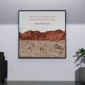 Matthew 28:20 KJV Wall Art –Scripture Poster ポスター