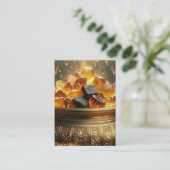 Matthew 2:11 KJVカード – Three Wise Men Gives 名刺 (スタンド正面)