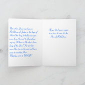 Matthew 2:1,2クリスマスカード シーズンカード (内部)