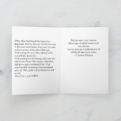 Matthew 2: 9-11クリスマスカード シーズンカード (内部)