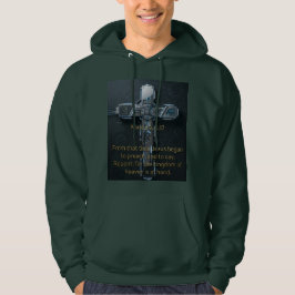 Matthew 4:17 – Repent Cross Hoodie パーカ