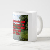 Matthew 5:11 WEBU Mug ジャンボコーヒーマグカップ (正面右)