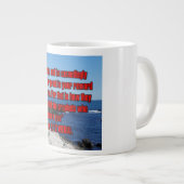 Matthew 5:12 WEBU Mug ジャンボコーヒーマグカップ (正面右)