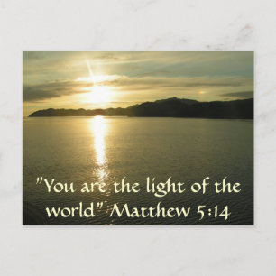 Matthew 5:14はがき ポストカード
