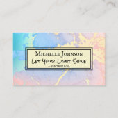 Matthew 5:16あなたの光を輝かせなさい、聖書の聖句 名刺 (正面)