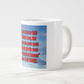 Matthew 5:16 WEBU Mug ジャンボコーヒーマグカップ (正面右)