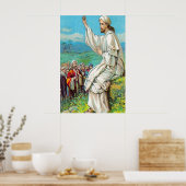 Matthew 5:1-12ポスターである賛美人々 ポスター (キッチン)