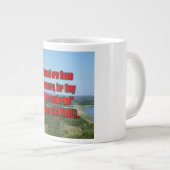 Matthew 5:4 WEBU Mug ジャンボコーヒーマグカップ (正面右)