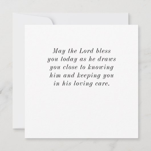 Matthew 5:8は賛美ハートフラットカードで純粋 (裏面)