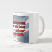 Matthew 6:10 WEBU Mug ジャンボコーヒーマグカップ (正面右)