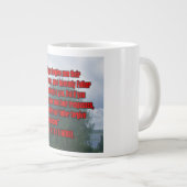 Matthew 6:14-15 WEBU Mug ジャンボコーヒーマグカップ (正面右)