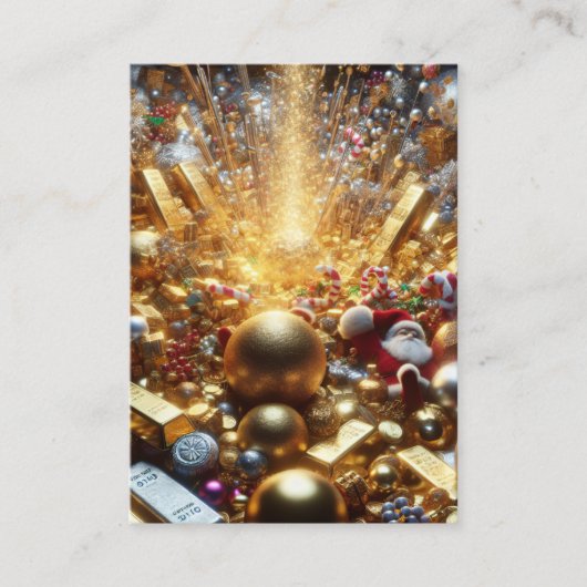 Matthew 6:19-21 KJVカード – XM宝物天国 名刺 (正面)