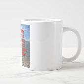 Matthew 6:25 WEBU Mug ジャンボコーヒーマグカップ (右)