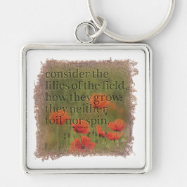 MATTHEW 6:28 - Keychain キーホルダー