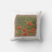 MATTHEW 6:28 Pillow クッション (正面)