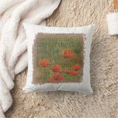MATTHEW 6:28 Pillow クッション (ブランケット)