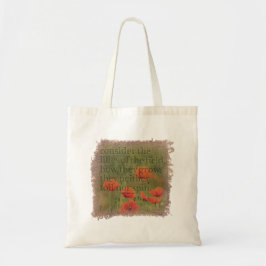 MATTHEW 6:28 - Tote Bag トートバッグ