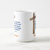 Matthew 6:33 Cross コーヒーマグカップ (中央)