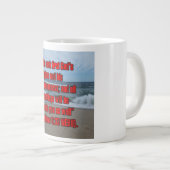 Matthew 6:33 WEBU Mug ジャンボコーヒーマグカップ (正面右)