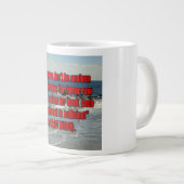 Matthew 6:34 WEBU Mug ジャンボコーヒーマグカップ (正面右)