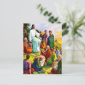 Matthew 6 Jesus 教え Followersはがきき ポストカード (スタンド正面)