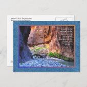 Matthew 7:13-14狭いゲートのカード ポストカード (正面/裏面)