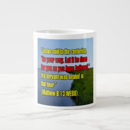 Matthew 8:13 WEBU Mug ジャンボコーヒーマグカップ
