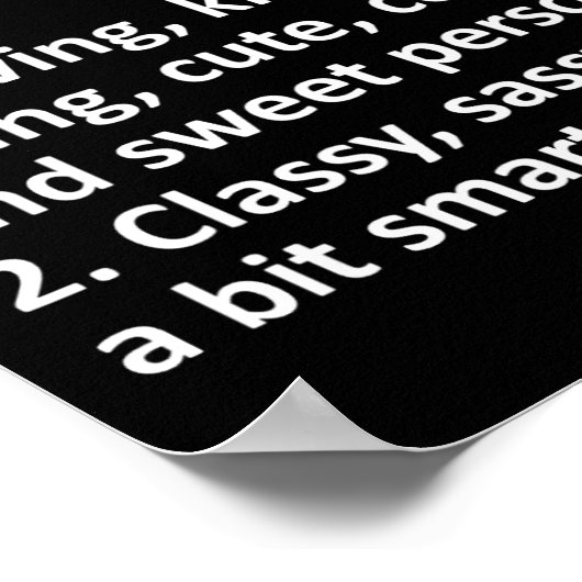 Matthew Definition Personalized Name Funny Birthda ポスター (角)