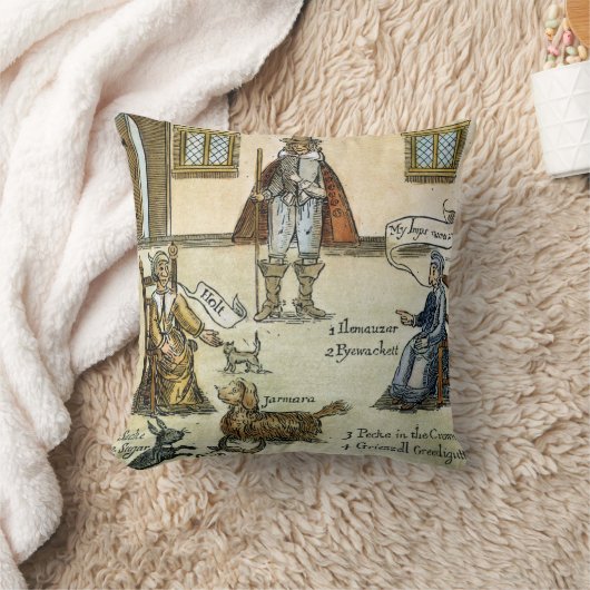 Matthew Hopkins (D 1647年) クッション (ブランケット)