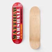 MATTHEW MARSHALL 8 1/4" スケートボードデッキ (正面)