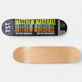 MATTHEW MARSHALL 8 1/4" スケートボードデッキ (横)
