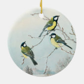 Matti Karppanenによる可愛い小鳥Birds Art セラミックオーナメント (裏面)