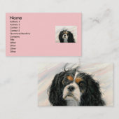 MattieチャールズCavalier王 名刺 (正面/裏面)