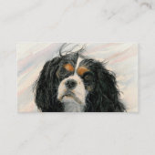 MattieチャールズCavalier王 名刺 (裏面)