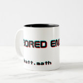 Mattmath退屈エンジニアTikTok Mug ツートーンマグカップ (正面左)
