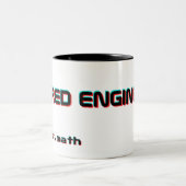 Mattmath退屈エンジニアTikTok Mug ツートーンマグカップ (中央)