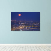 Matyasの隣のフィッシャーメンズバスティオンから表示 キャンバスプリント (インサイチュ (ウッドフロア))