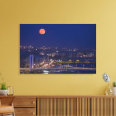 Matyasの隣のフィッシャーメンズバスティオンから表示 キャンバスプリント (インサイチュ (リビング))