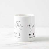 Matysペプチド名mug コーヒーマグカップ (中央)