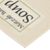 Matzahの球スープ テーブルクロス (アングル)