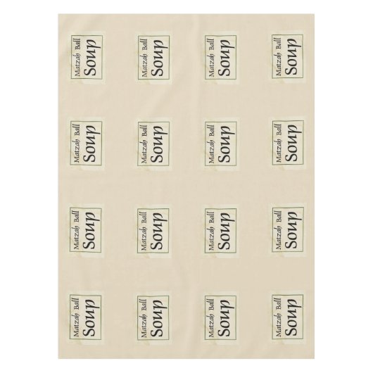 Matzahの球スープ テーブルクロス (正面)