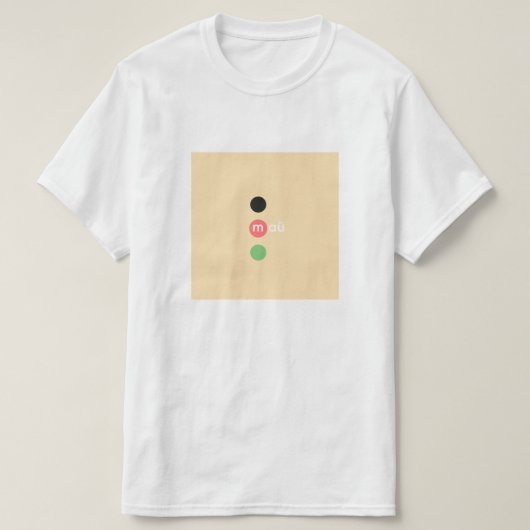maũのケニヤのティー tシャツ (デザイン正面)