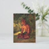 "Maua, A Samoan" - John LaFargeはがき ポストカード (スタンド正面)