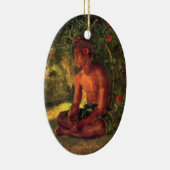 Maua、Samoan -ジョンLaFarge セラミックオーナメント (右)