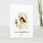 Maud Humphrey: フランスのな子供 カード (裏面)