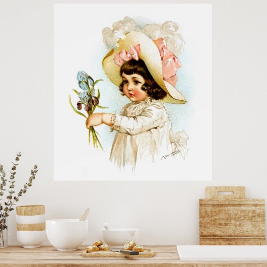 Maud Humphrey:フランスの子 ポスター (キッチン)