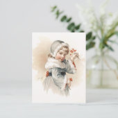 Maud Humphrey's Winter Girl ポストカード (スタンド正面)